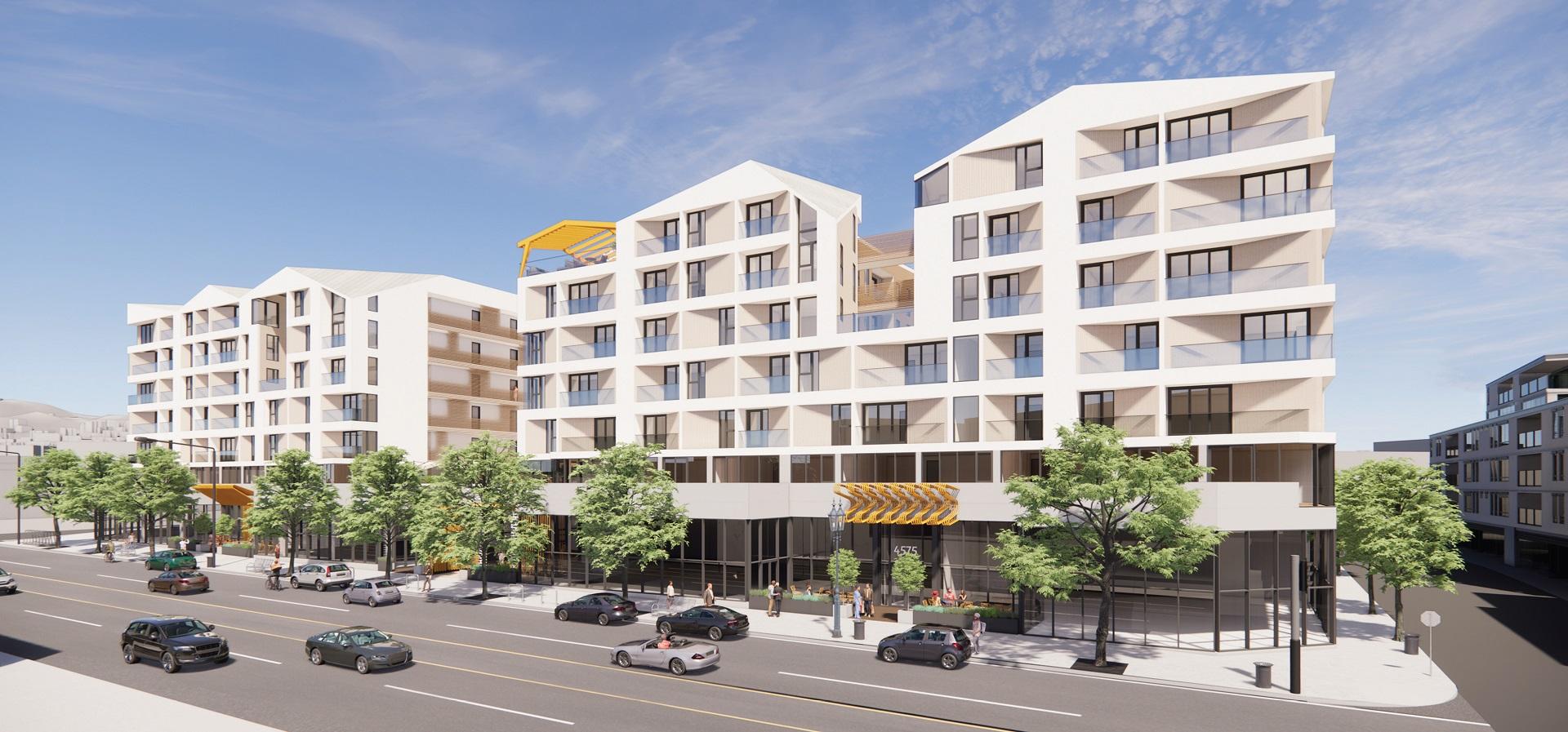 Mixed-use apartment complex planned at 4579-4627 Hollywood 